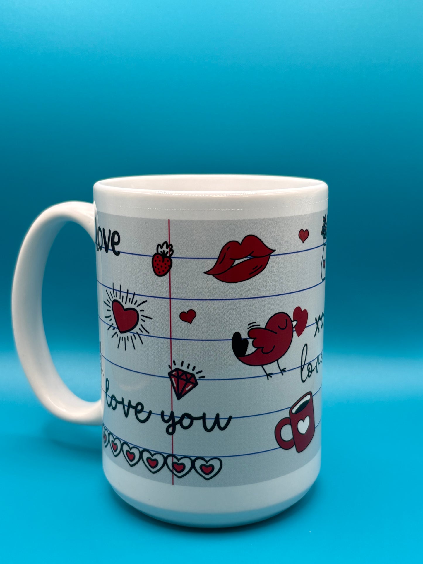 Valentine’s Doodle - 15oz Mug