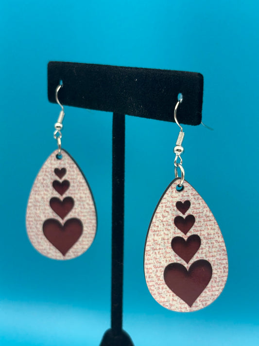 Stacked Hearts Earrings