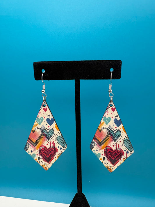 Valentine’s earrings